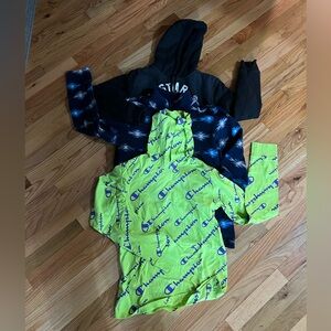 $19 3 pcs boys fall clothes size L-XL (14-16) champion, children’s place & Lee